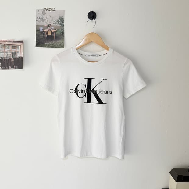 [XS] CK 캘빈클라인 로고 티셔츠