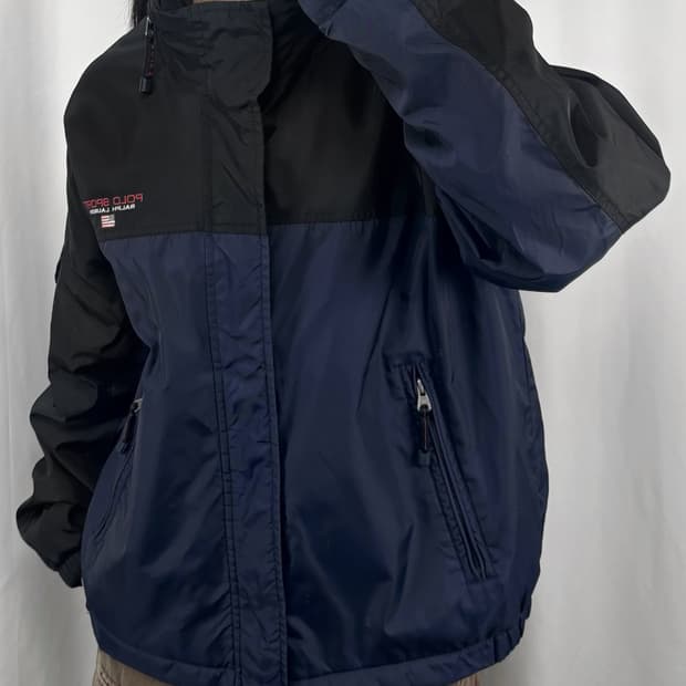 90s 폴로 스포츠 네이비 자켓