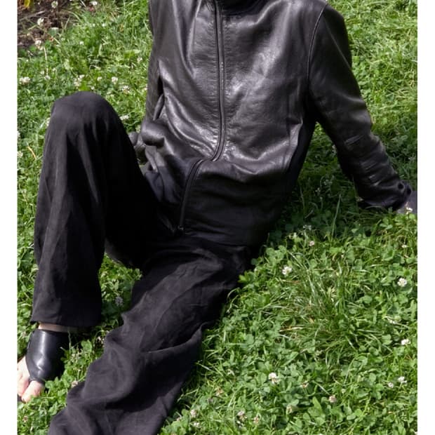 mudule appendix leather jacket brown