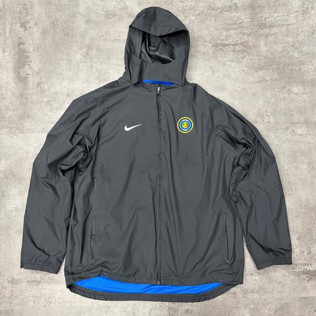 00s 나이키 인터밀란 바람막이 후드 자켓