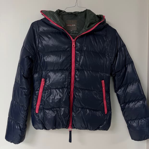 듀베티카 구스 다운 유광 패딩 38