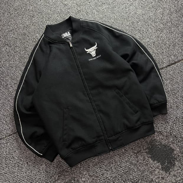 NBA 시카고 불스 바이핑 울 바시티 스타디움 자켓 3426