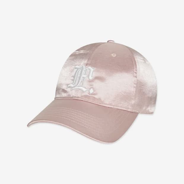 LMC 엘엠씨 새틴 캡 모자 핑크