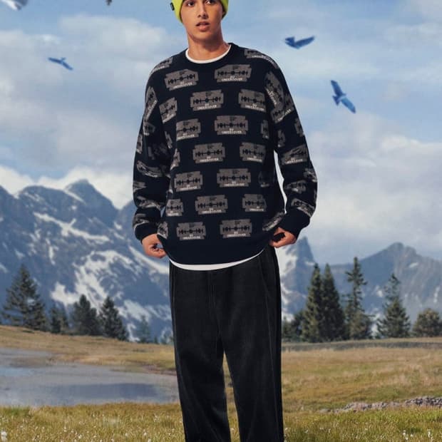 지유 x 언더커버 니트