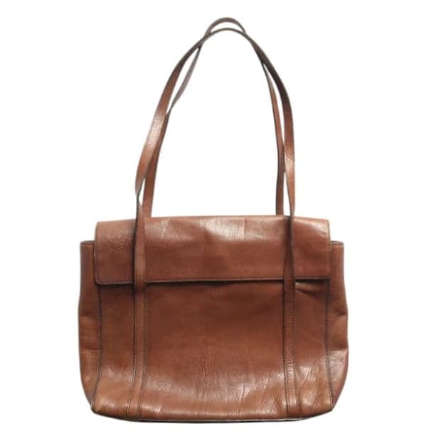 마가렛 호웰 빈티지가공 레더 토트백