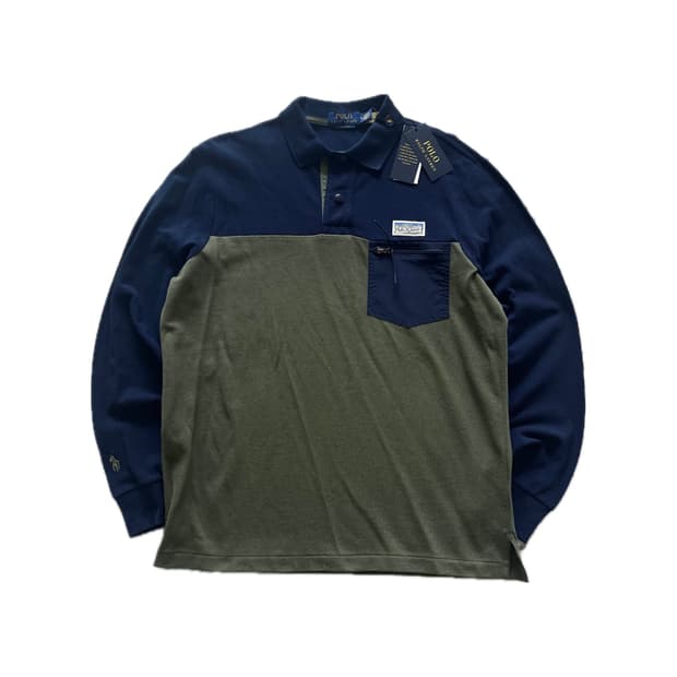 폴로 신형 자수포니 배색 카라티