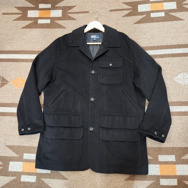 폴로랄프로렌 알파카 울 헌팅 자켓 코트 L 105