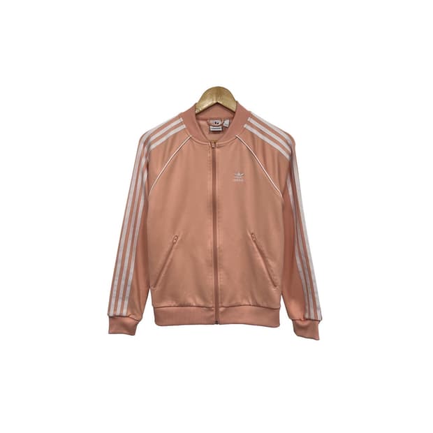 아디다스 트레포일 살구 연핑크 트랙 슈퍼스타 져지