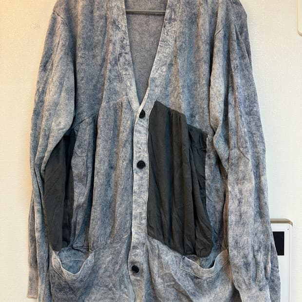 요지야마모토 뿌르옴므 다잉 가디건