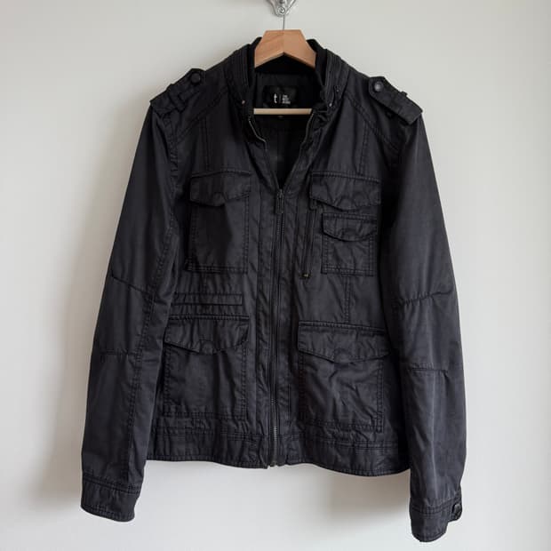 Pre owned 바이커 자켓