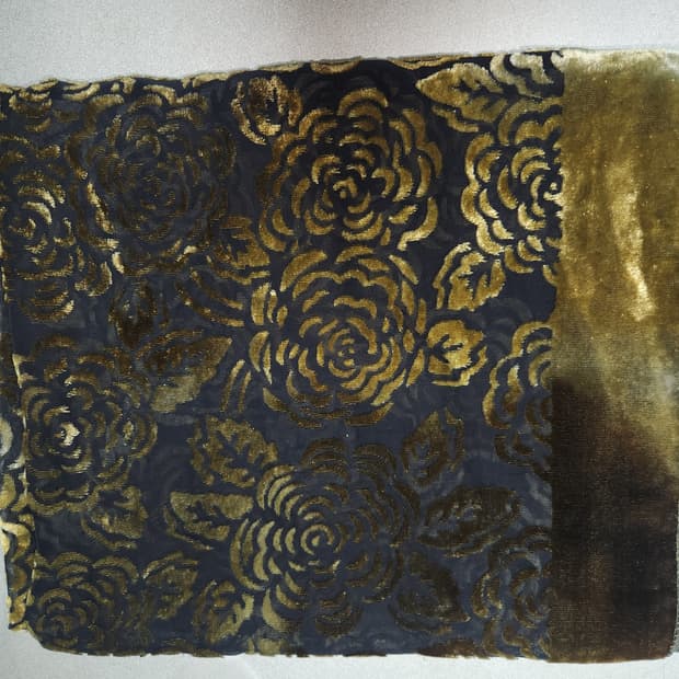 빈티지 복고풍 직사각  머플러