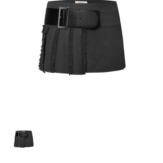 비앤프롬 스쿨 로우라이즈 스커트