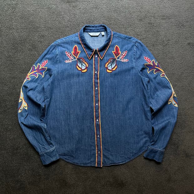 & Other Stories 자수 데님 셔츠 42 [M]