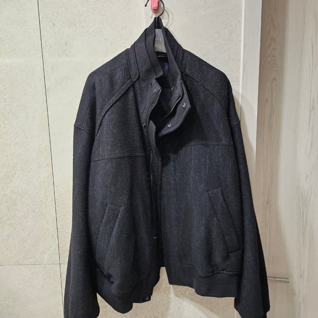 준지 자카드 블루종