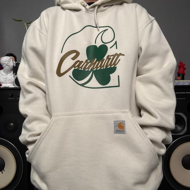 칼하트 아이보리 후드티
