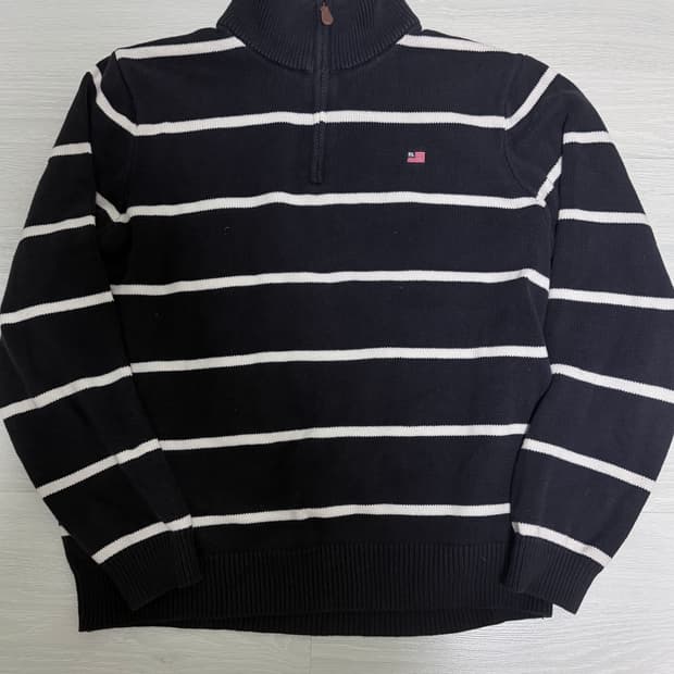 폴로 진스 네이비 니트 집업