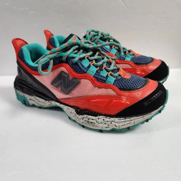 뉴발란스.801.GLE~블루.레드255mm