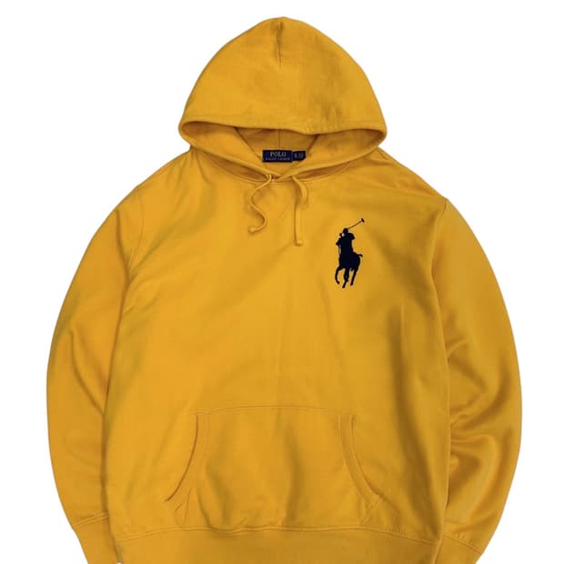 폴로 빅포니 후드티 옐로우 머스타드 (XL~2XL) 