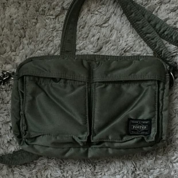 포터 탱커 숄더백 세이지그린 스몰사이즈
