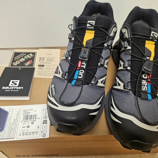 살로몬 XT-6 고어텍스 블랙 에보니 235 아머스포츠 정식수입