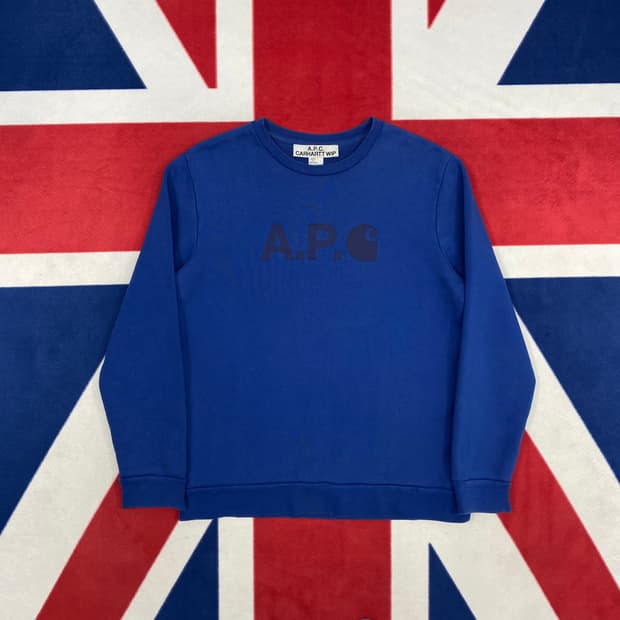 A.P.C x칼하트wip 맨투맨 L 