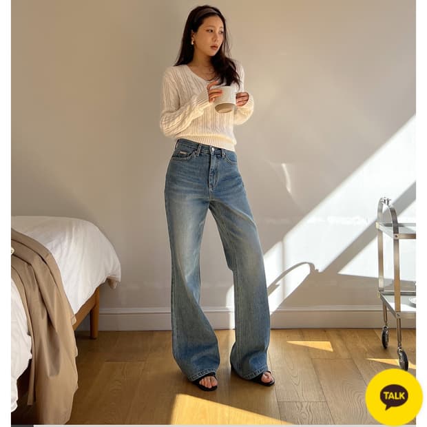 [새상품] 리브어리 legacy flare레거시 플레어진 (블루s)