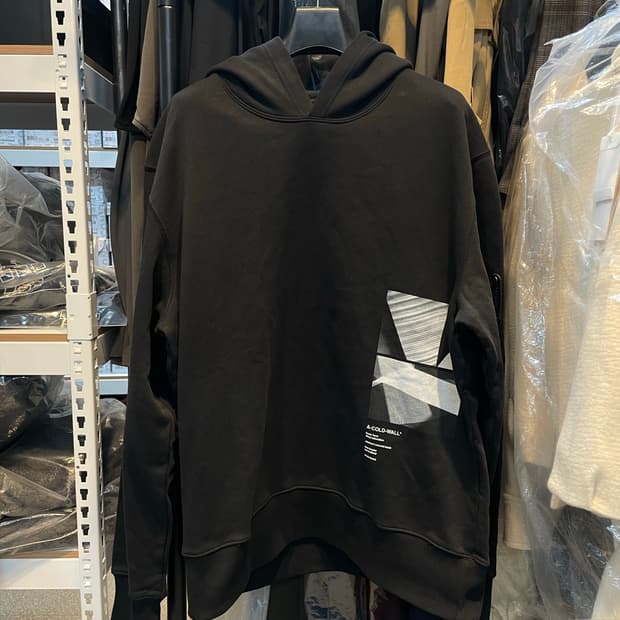 (정품/새상품) A COLD WALL 어콜드월 남성 블랙 로고 후드