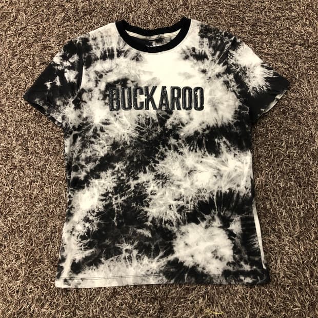 버커루 Y2K 타이다이 펑크 티셔츠