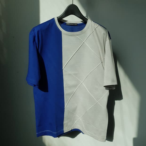 14S/S Issey Miyake Men PatchWork tee