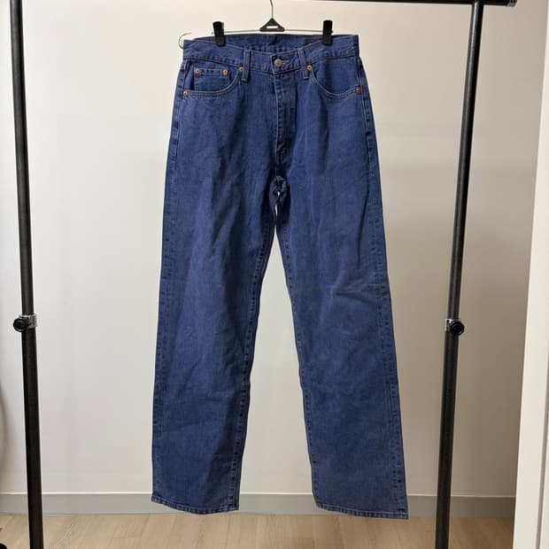 (32/ 데드스탁) 밥슨 512 루즈핏 퍼플진 데님 팬츠