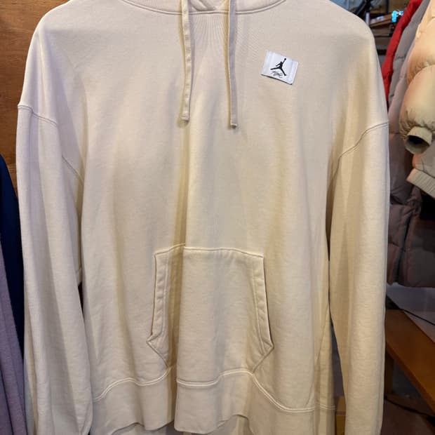 조던 크림 후드티