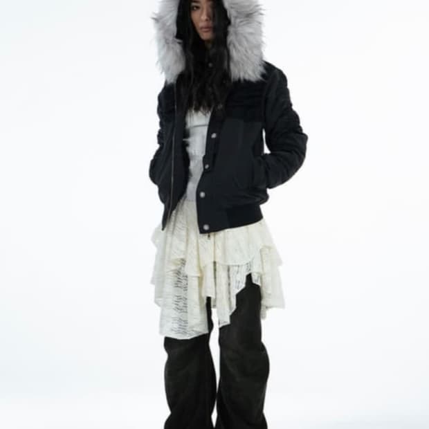 급처)단종제품 더블펀치 M/ 모자, 퍼  탈부착 o