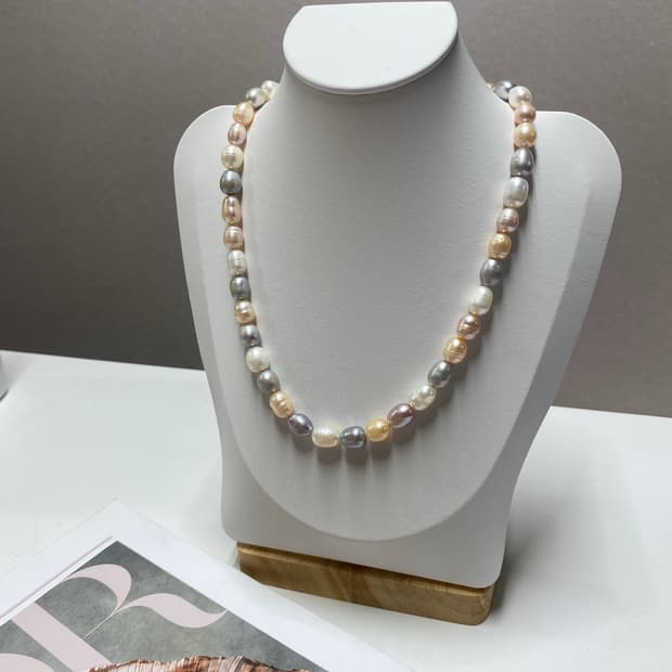 담수진주 목걸이