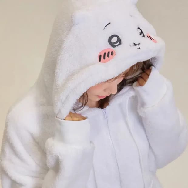 스파오 먼작귀 후드집업 치이카와