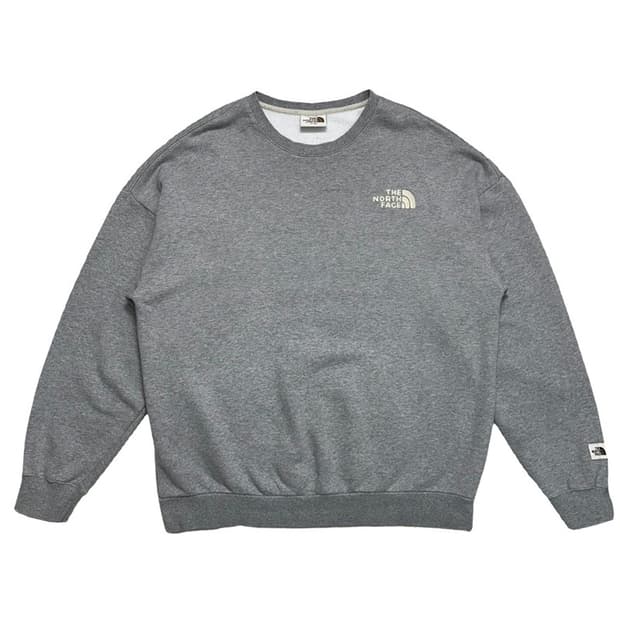 THE NORTH FACE 엠브로이더드 맨투맨 그레이 XL