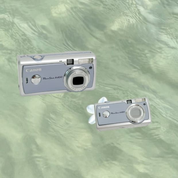 건전지!) 케논 파워샷 a400 powershot 빈티지 디카