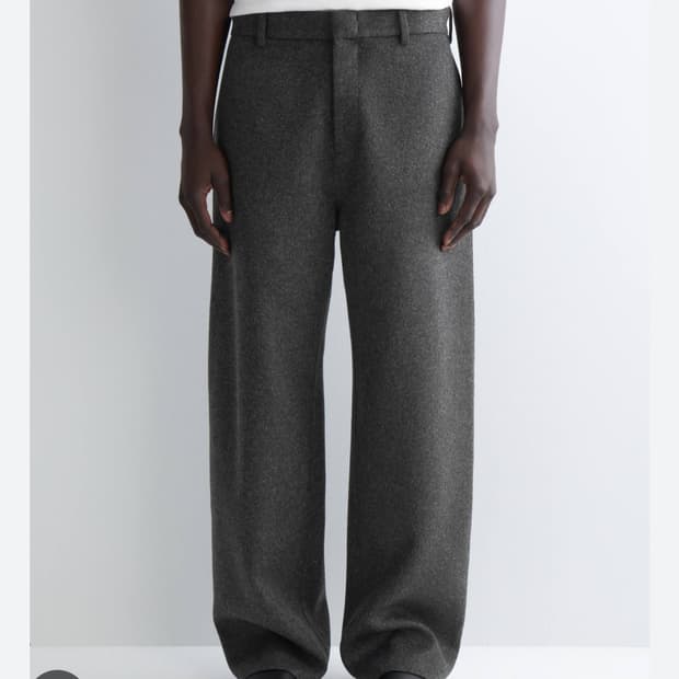 [구매] 코스 스플릿 울 와이드 레그 트라우저