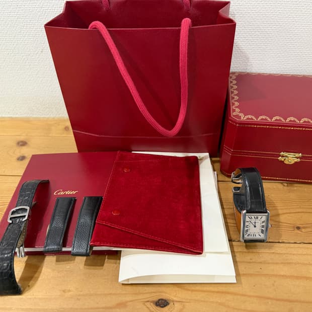 까르띠에 탱크 솔로 라지(보증서 풀세트)