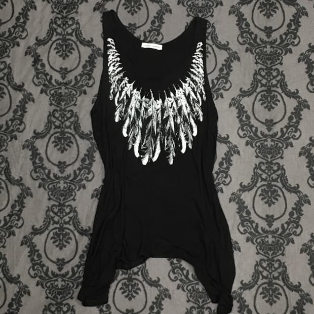 y2k 펑크 락시크 언발 나시 