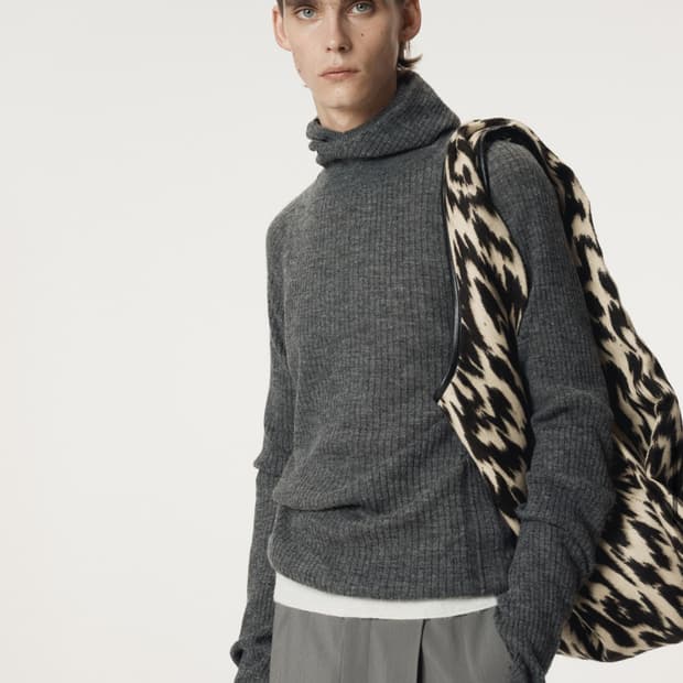 렉토 슬림핏 발라클라바 니트 os