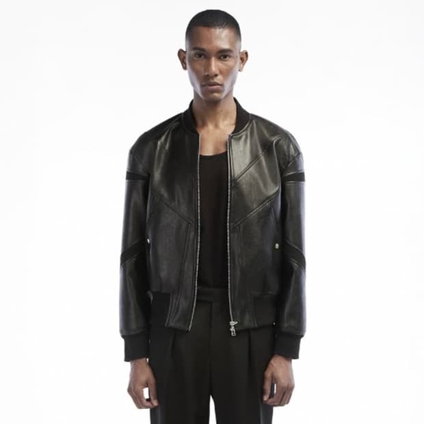 taille leather jacket