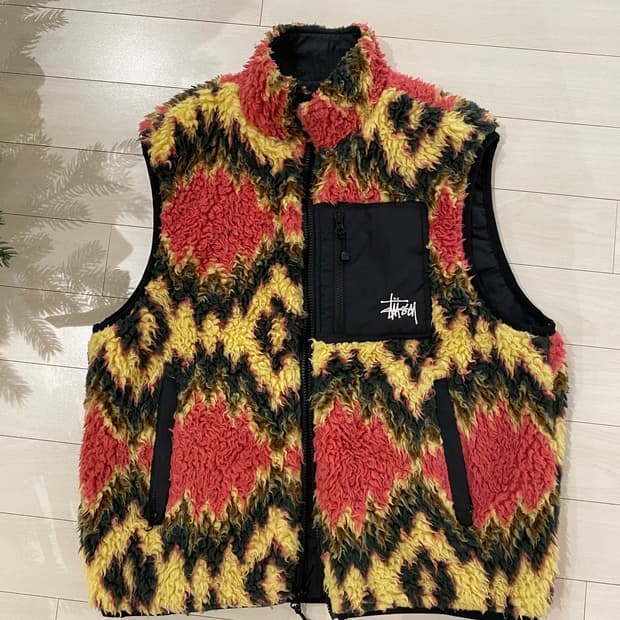 스투시 쉐르파 플리스 베스트 L(105)