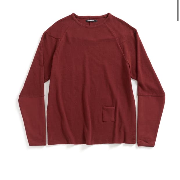 해칭룸 incision tee dark red