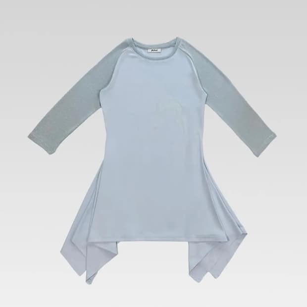 지초이 파르코 에디션 래글런 티 드레스 2사이즈 페일블루 새상품