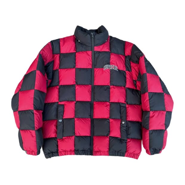 19FW Supreme checker board duck down