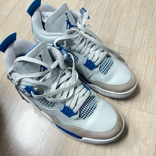 나이키 조던 4 레트로 인더스트리얼 블루(270mm)