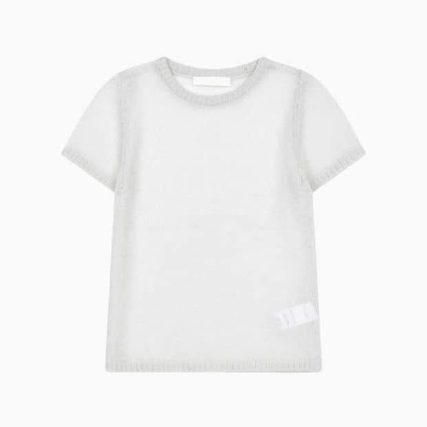 오헤시오 SPANGLE SHEER KNIT SILVER