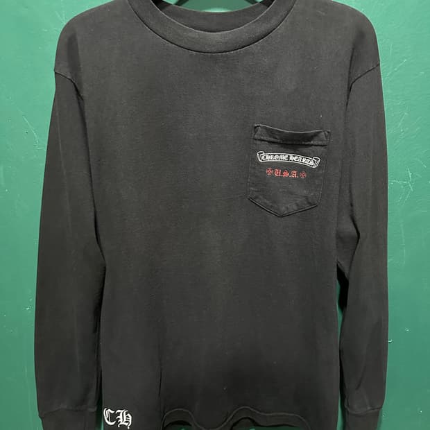 크롬하츠 아메리칸 플레그 긴팔티M