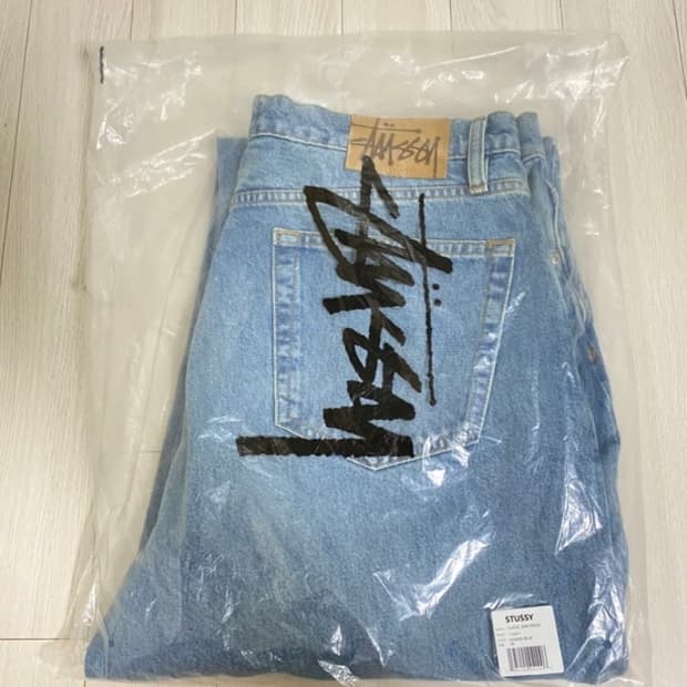 STUSSY CLASSIC JEAN DENIM WASHED BLUE