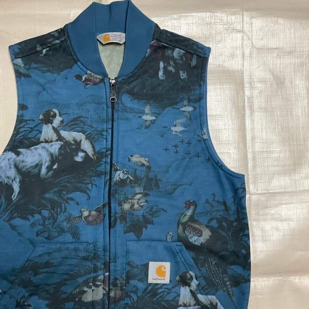 칼하트 프린팅 베스트 M